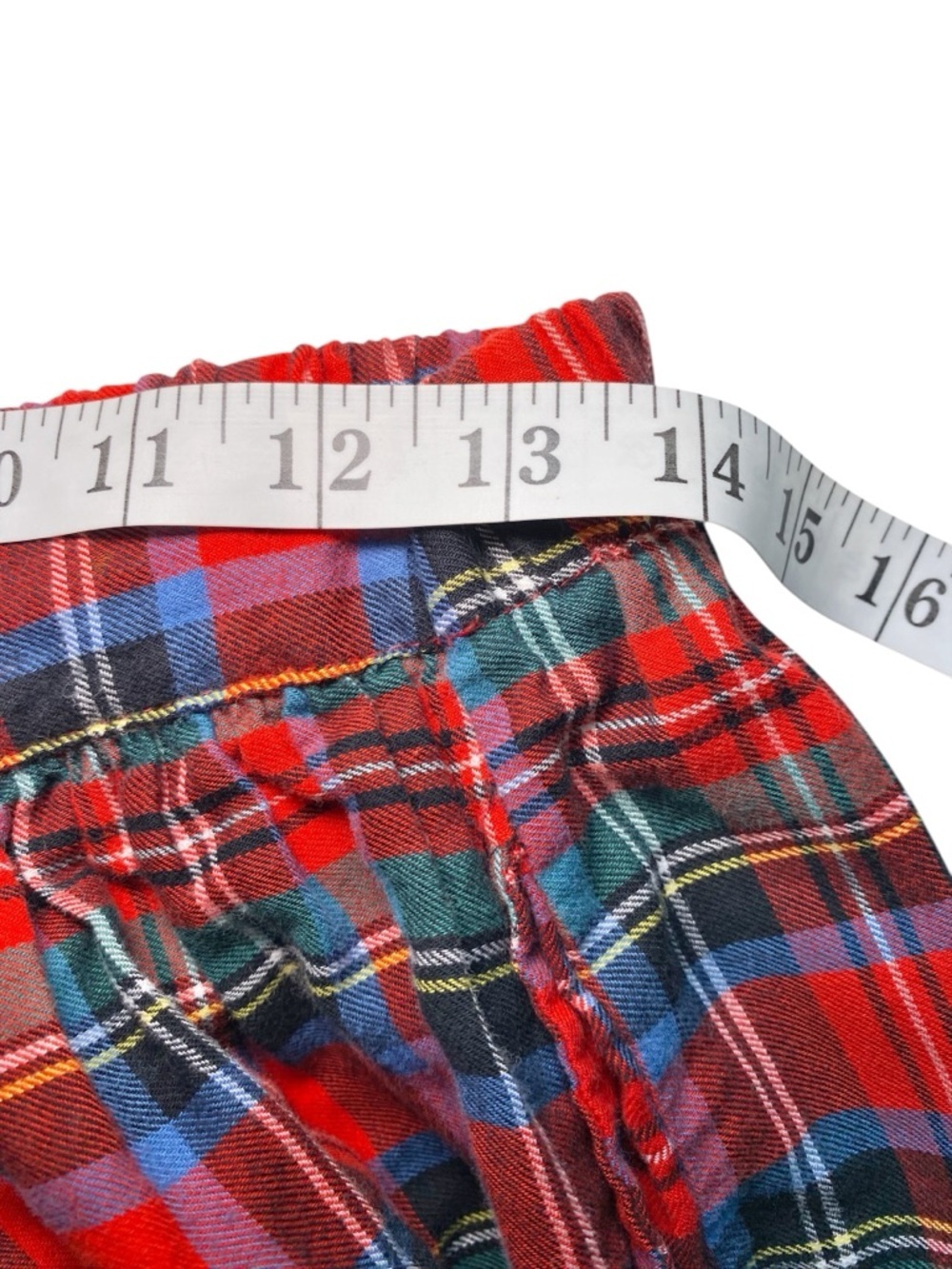 Sweater Loft Vintage Red Tartan Plaid Cotton Midi Skirt - Picture 9 of 13